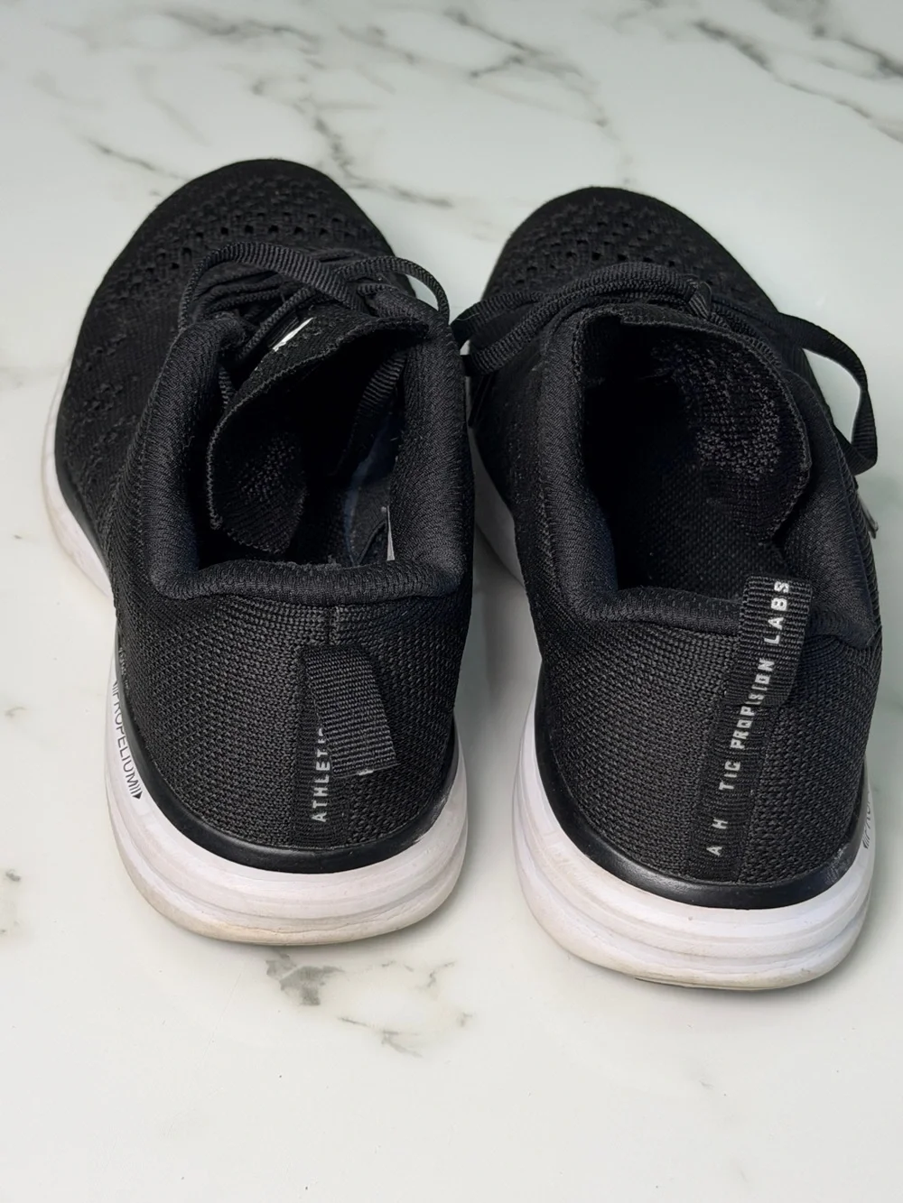 APL TechLoom Pro Black Knit Athletic Sneakers Women’s Size 7